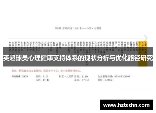 英超球员心理健康支持体系的现状分析与优化路径研究